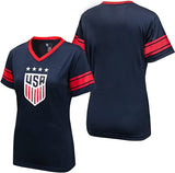 Icon Sports Official Licensed U.S. Soccer 4 Star USWNT Players Woman's Game Day Shirts Football Tee Top