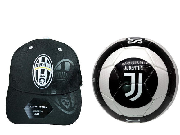 Icon Sports Juventus Official Soccer Cap & Ball Size 5 - 13-2