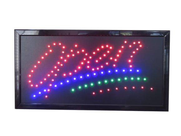 19x10 Neon Sign LED Lighting - 2 Swtiches: Power & Animation for Business Identification by Tripact Inc - Open Script