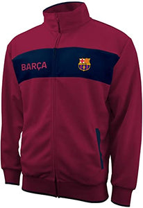 FC Barcelona "Centering" Adult Full-Zip Track Jacket - Red