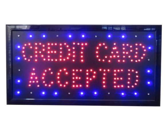 19x10 LED Neon Sign Lighting by Tripact Inc - 2 Swtiches: Power & Animation for Business Identification - Credit Card Accepted