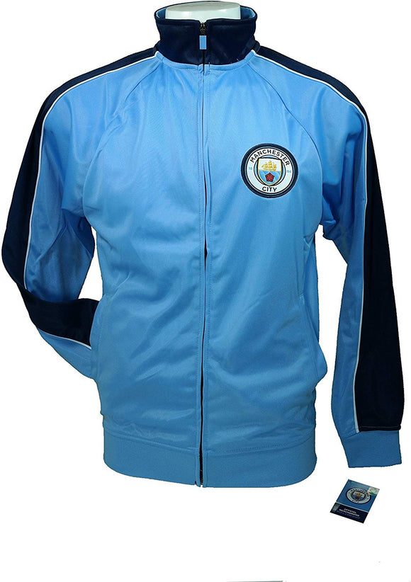 Icon Sports Men Manchester City  Official Licensed Zipper Soccer Jacket 007