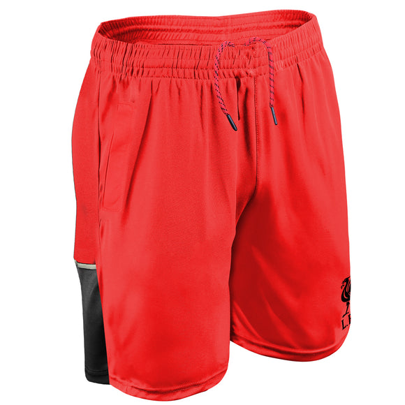 Icon Sports Group Men's Liverpool Officially Poly Soccer Shorts -10