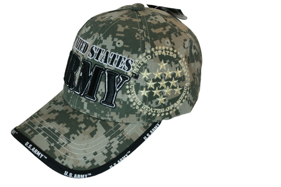 US Army Military Baseball Caps for Soccer Veterans, Retired, Active Duty 02-6