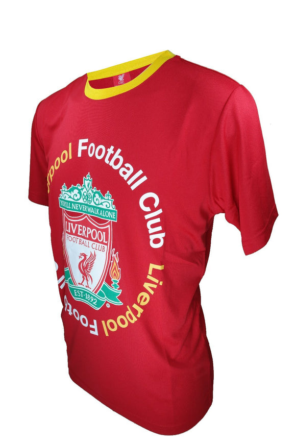Icon Sports Men Liverpool Official Licensed Soccer Poly Shirt Jersey -25