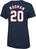U.S. Soccer Federation USWNT Logo Adult T-Shirt Navy Logo 4 Star - Women Size - Rodman 20
