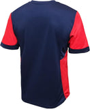 Icon Sports U.S. Soccer Federation USMNT Adult Game Day Soccer Poly Shirt T-Shirt- Legend Navy