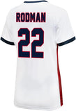 Icon Sports Official Licensed U.S. Soccer 4 Star USWNT Players Woman's Game Day Shirts Football Tee Top -Trinity Rodman 22 Red