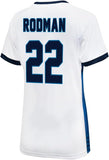 Icon Sports Official Licensed U.S. Soccer 4 Star USWNT Players Woman's Game Day Shirts Football Tee Top -Trinity Rodman 22 Blue