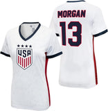 Icon Sports Official Licensed U.S. Soccer 4 Star USWNT Players Woman's Game Day Shirts Football Tee Top