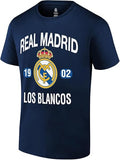 Real Madrid Official Licensed Soccer Tee Soccer T-Shirt - Navy 1902 version 2