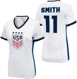 Icon Sports Official Licensed U.S. Soccer 4 Star USWNT Players Woman's Game Day Shirts Football Tee Top -Sophia Smith 11 Blue