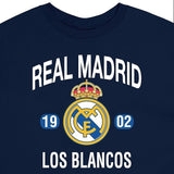 Real Madrid Official Licensed Soccer Tee Soccer T-Shirt - Navy 1902 version 2