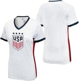 Icon Sports Women's USWNT Gameday Football Shirt - White/Red