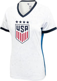 Icon Sports Official Licensed U.S. Soccer 4 Star USWNT Players Woman's Game Day Shirts Football Tee Top -Sophia Smith 11 Blue