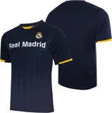 Real Madrid Officially Licensed Soccer Game Day Shirt Jersey-Like Inspired Shirt - Navy