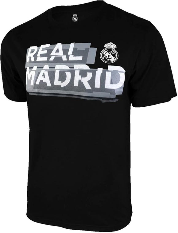 Real Madrid Official Licensed Soccer Tee Soccer T-Shirt - Black
