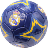 Real Madrid Authentic Official Licensed Soccer Ball Size 2 (Youth) - Navy with Yellow