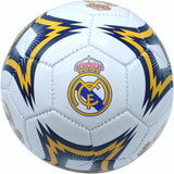 Real Madrid Authentic Official Licensed Soccer Ball Size 2 (Youth) - White with Yellow