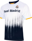 Real Madrid Officially Licensed Soccer Game Day Shirt Jersey-Like Inspired Shirt - White