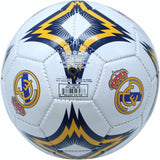 Real Madrid Authentic Official Licensed Soccer Ball Size 2 (Youth) - White with Yellow