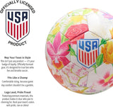 Officially Licensed U.S. Soccer Federation Size 5 Soccer Ball | Crayola & Fox Sport Collaberation Flower Ball by Elysa Garcia