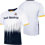 Real Madrid Officially Licensed Soccer Game Day Shirt Jersey-Like Inspired Shirt - White