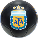 Argentina National Football Team Soccer Ball Officially Licensed Ball Size 5 Ball - Messi 10 Black Version