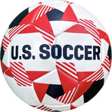 U.S Soccer Officially Licensed Regulation Size 5 Soccer Ball- White Prism