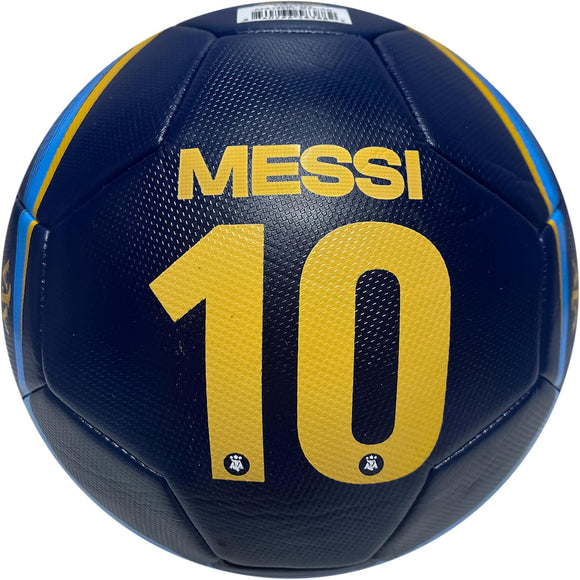 Argentina National Football Team Soccer Ball Officially Licensed Ball Size 5 Ball - Messi 10 Navy Version
