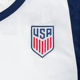 Icon Sports U.S. Soccer Federation USMNT Adult Game Day Soccer Poly Shirt T-Shirt- Shattered 2.0 White