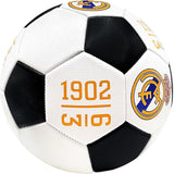 2025 Real Madrid Soccer Ball Officially Licensed Player Ball Size 5 (Shiny Fabric) RMCF White