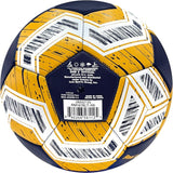 2025 Real Madrid Soccer Ball Officially Licensed Player Ball Size 5 (Shiny Fabric) Orange Black