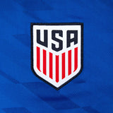 Icon Sports U.S. Soccer Federation USMNT Adult Game Day Soccer Poly Shirt T-Shirt- USSF246-Blue