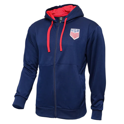 U.S. SOCCER ADULT SIDELINE FULL ZIP HOODIE