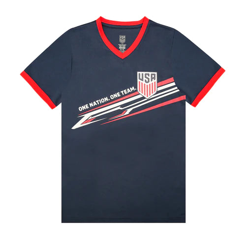 U.S. SOCCER USMNT KIDS EDGE WARMUP GAME DAY SHIRT