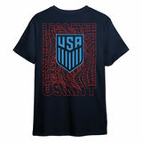 U.S. SOCCER CITY LIGHTS NAVY T-SHIRT