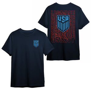 U.S. SOCCER CITY LIGHTS NAVY T-SHIRT