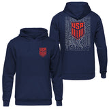 U.S. SOCCER CITY LIGHTS NAVY HOODIE