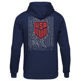 U.S. SOCCER CITY LIGHTS NAVY HOODIE