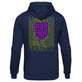 U.S. SOCCER CITY LIGHTS NAVY HOODIE