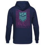 U.S. SOCCER CITY LIGHTS NAVY HOODIE
