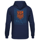 U.S. SOCCER CITY LIGHTS NAVY HOODIE