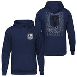 U.S. SOCCER CITY LIGHTS NAVY HOODIE