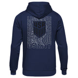 U.S. SOCCER CITY LIGHTS NAVY HOODIE