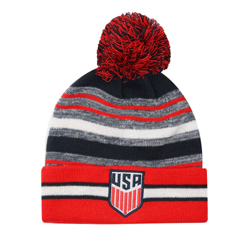 U.S. SOCCER ADULT EQUALIZER UNISEX POM BEANIE