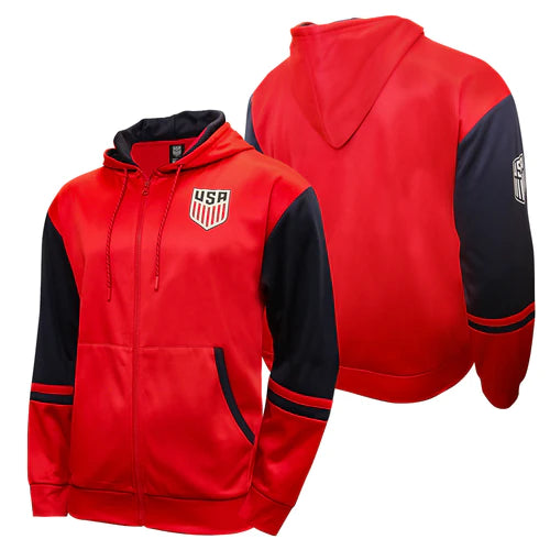 U.S. SOCCER ADULT SOLO FULL ZIP HOODIE