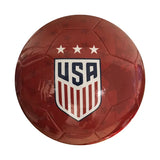 USWNT SIZE 5 GRAPHIC PLAYERS SOCCER BALL - RED