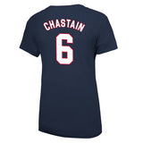 BRANDI CHASTAIN 1999 USWNT WOMEN'S 4 STAR T-SHIRT