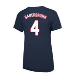 BECKY SAUERBRUNN USWNT WOMEN'S 4 STAR T-SHIRT